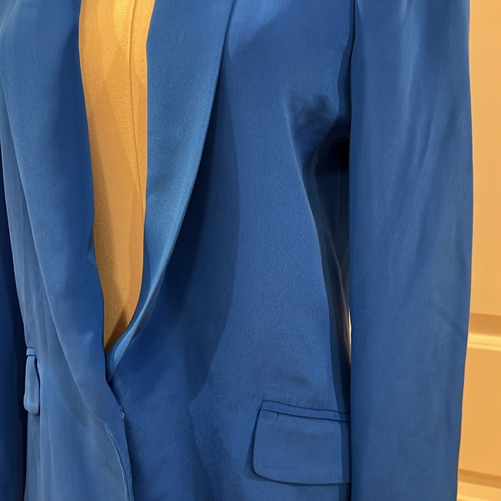 Truth and Pride 100% Silk Royal Blue - Picture 3 of 3